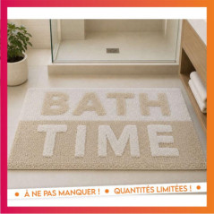 Tapis de bain 45x70cm beige