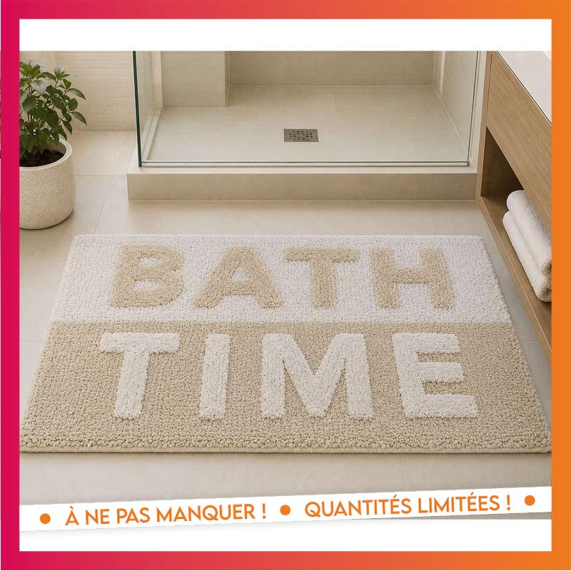Tapis de bain 45x70cm beige