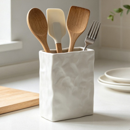 Pot a ustensile creme sachet