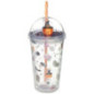 Gobelet avec paille halloween