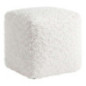 Pouf bouclette creme