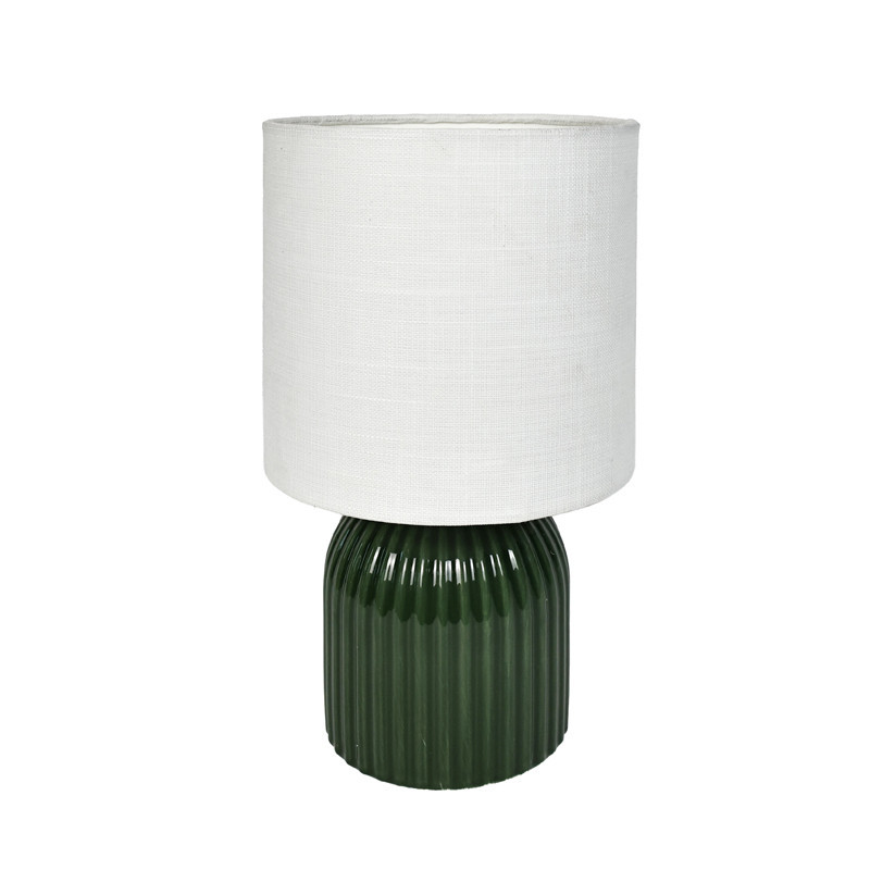 Lot de 2 lampes de chevet vertes