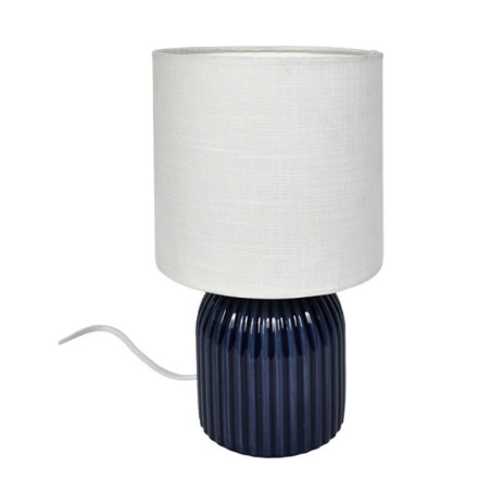 Lot de 2 lampes de chevet bleues