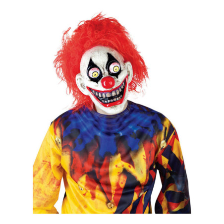 Masque adulte clown yeux exorbit