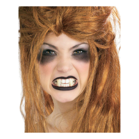 Fausses canines blanches vampire