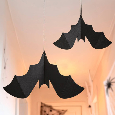 Lot de 2 chauves souris en feutr