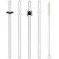 Pack de 4 pailles halloween en v