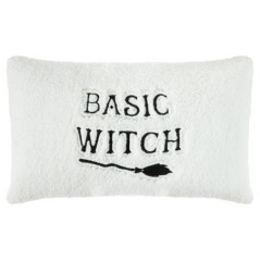 Coussin blanc basic witch