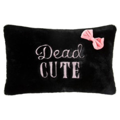 Coussin dead cute ou rip rose 40
