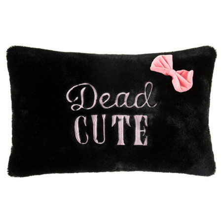 Coussin dead cute ou rip rose 40
