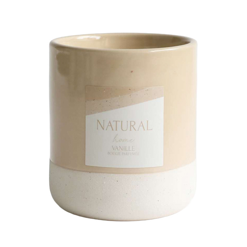 Bougie pot bicolore