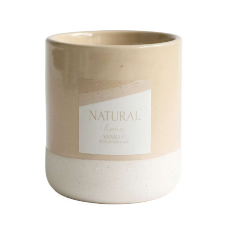 Bougie pot bicolore