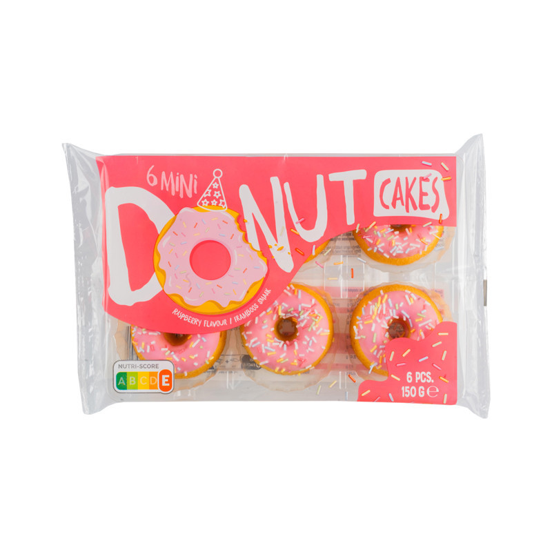 Donuts framboise 6x25g