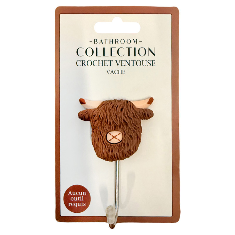 Crochet ventouse vache