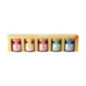 Set 5 bougies pots confiture