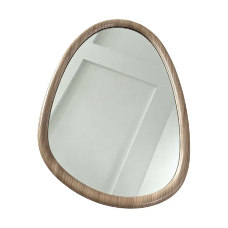 Miroir ovale bois