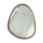 Miroir ovale bois