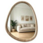 Miroir ovale bois