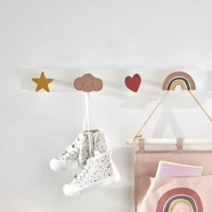 Pathere 4 crochets arc en ciel