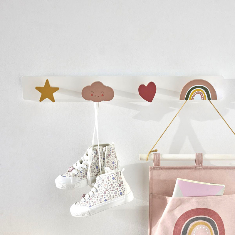 Pathere 4 crochets arc en ciel