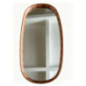 Miroir oval bois