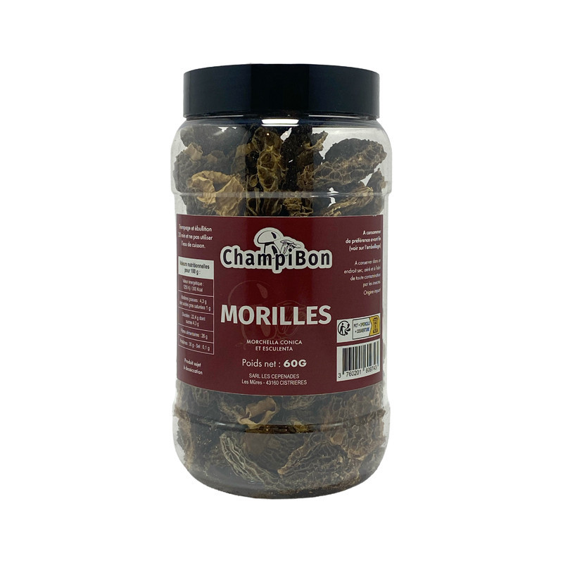 Champignons morilles sechees 60g