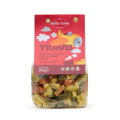 Pates travel 3 couleurs 250g