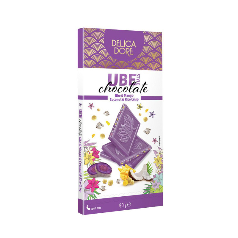 Tablette chocolat ube/coco/mangu
