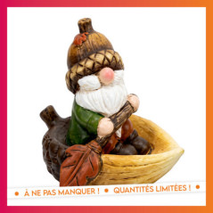 Gnomes barques 2 ass 12cm