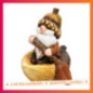 Gnomes barques 2 ass 12cm
