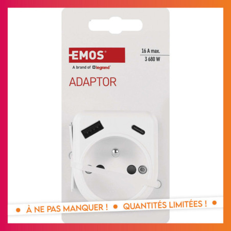 Prise electrique avec usb a/c