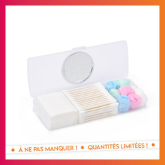 Set demaquillant coton 3 en 1