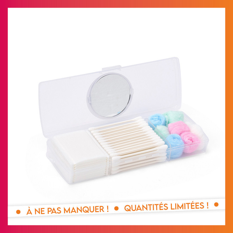Set demaquillant coton 3 en 1