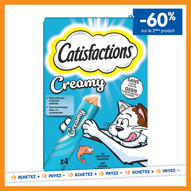 Friandises creamy saumon 40g