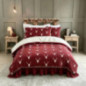 Parure rennes 240x220cm rouge