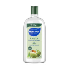 Monsavon gel douche 750ml amande