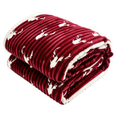 Parure rennes 240x220cm rouge