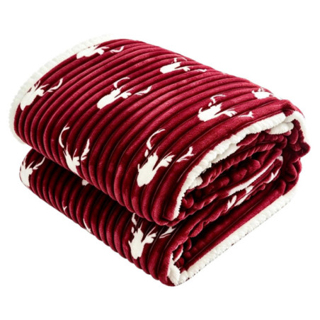 Parure rennes 240x220cm rouge
