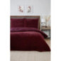 Parure cotelee 260x240cm ruby