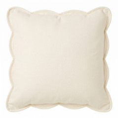 Coussin waves 50x50cm creme