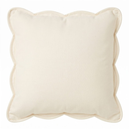 Coussin waves 50x50cm creme