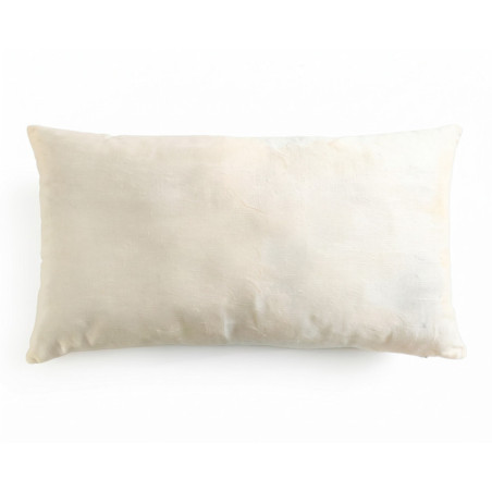 Coussin velours 50x30cm creme