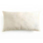 Coussin velours 50x30cm creme