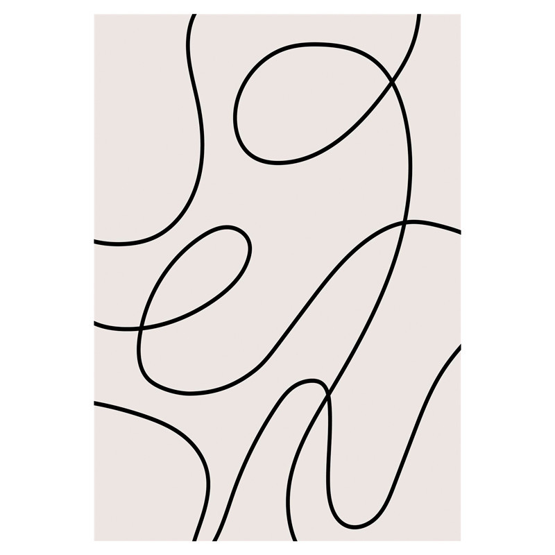 Tapis line art 120x170cm
