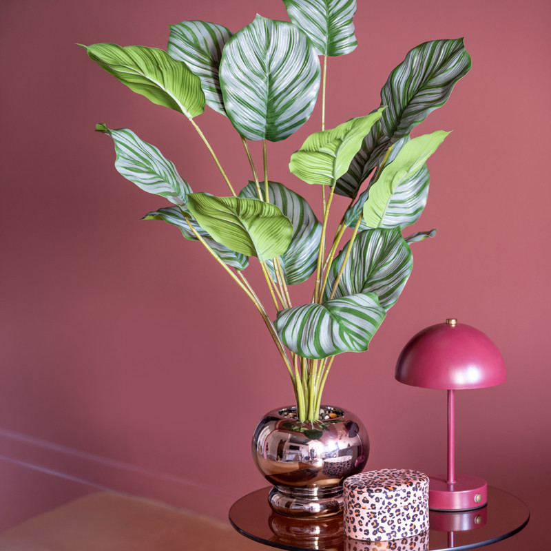 Plante pot chrome