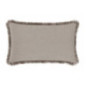 Coussin velours franges