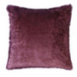 Coussin velours franges