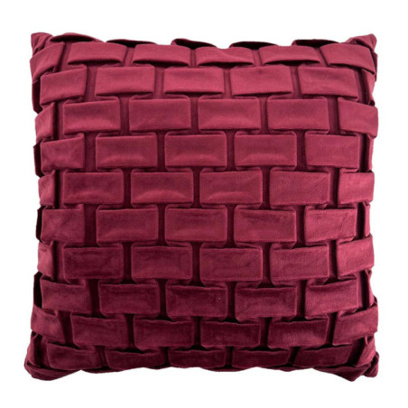Coussin briques relief