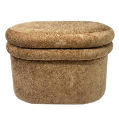 Banquette de rangement chenille