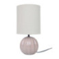 Lampe ceramique striee